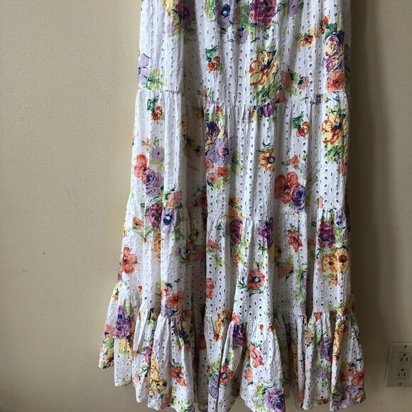 Wayf Timber Tiered Buster Midi Dress - Picture 5 of 8